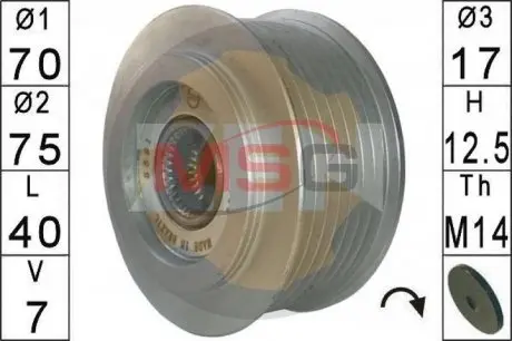 Шкив генератора ZEN ZN5591