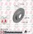 Диск тормозной (задний) Audi A4 00-04 (245х10) (с покрытием) (полный)) ZIMMERMANN 100.1243.20 (фото 1)