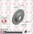Диск тормозной (задний) Audi A6 97-05 (255x10) (с покрытием) (полный)) ZIMMERMANN 100.3322.20 (фото 1)