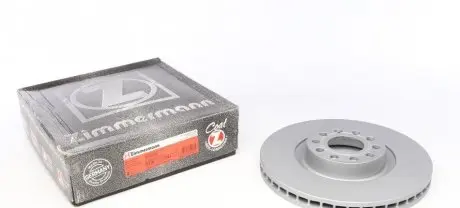 Диск тормозной (передний) Audi A6 98-05 (321x30) (с покрытием) (вент.) ZIMMERMANN 100.3324.20