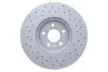 Диск тормозной (передний) Audi A4/A5/A6/A7/Q5 07-17 (320х30) (с покрытием) (с отверстиями) (вент.) ZIMMERMANN 100.3355.52 (фото 4)