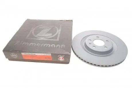 Диск тормозной (задний) Audi A6/A7 Sportback 10-(330x22) (с покрытием) (вентилированный)) ZIMMERMANN 100.3358.20