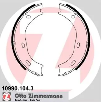 Гальмівні колодки ручного гальма ZIMMERMANN 109901043