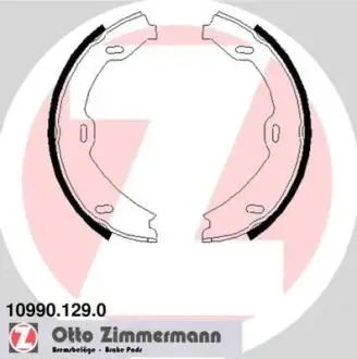 Тормозные колодки ручного тормоза ZIMMERMANN 109901290