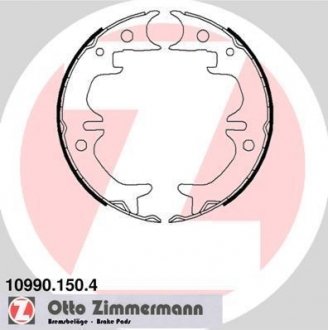 Тормозные колодки ручного тормоза ZIMMERMANN 109901504 (фото 1)