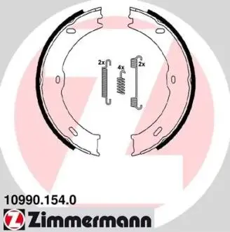 Колодки гальмівні барабанні к-кт ZIMMERMANN 10990.154.0
