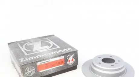 Диск тормозной (задний) BMW 5 (E39) 95-03 (298x10) (с покрытием) (полный)) ZIMMERMANN 150.1285.20