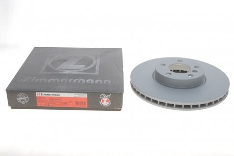 Диск гальмівний (передній) BMW X5 (E70) 06-13/X6 (E71/E72) 07-14 (332x30) (з покриттям) (вентильований) ZIMMERMANN 150.3447.20
