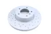 Диск тормозной (передний) BMW 3 (E90/E91/E93) 05-11/X1 (E84) 09-(312x24) (с покрытием) (с отверстиями) (вент) ZIMMERMANN 150.3467.52 (фото 5)