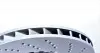 Диск тормозной (передний) BMW M5 (E60)/M6 (E63) 04-10 (374x36) (L) (с покрытием) (с отверстиями) (вент) ZIMMERMANN 150.3473.70 (фото 3)