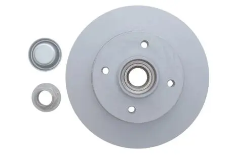 Диск гальмівний (задній) Peugeot 2008 12-/Citroen C3 Aircross 10-/C4 Cactus 14- (244x9) (з підшипником) ZIMMERMANN 180.3035.20