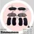 Тормозные колодки, дисковый тормоз.) ZIMMERMANN 202611901 (фото 1)