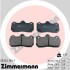 Тормозные колодки, дисковый тормоз.) ZIMMERMANN 203451651 (фото 1)