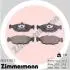 Тормозные колодки, дисковый тормоз.) ZIMMERMANN 205471701 (фото 1)