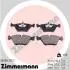 Тормозные колодки, дисковый тормоз.) ZIMMERMANN 209681751 (фото 1)