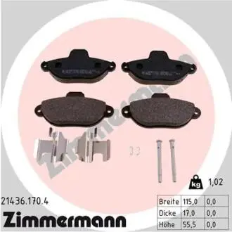 Автозапчасть ZIMMERMANN 214361704