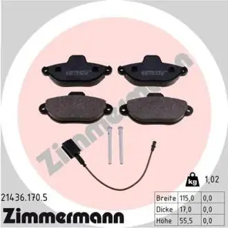 Автозапчасть ZIMMERMANN 214361705