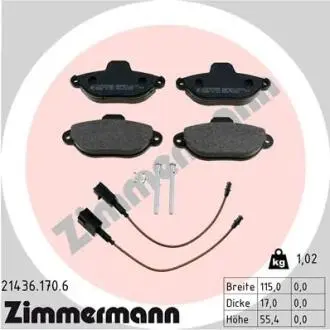 Автозапчасть ZIMMERMANN 214361706