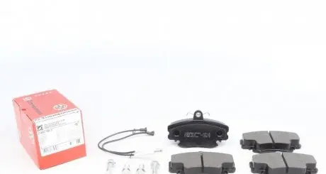Колодки гальмівні (передні) Renault Megane I 96-03 (Lucas - Girling)/(з датчиками) ZIMMERMANN 21463.180.2
