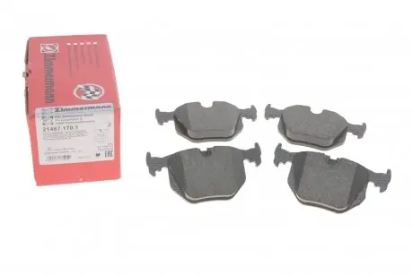 Тормозные колодки (задние) BMW 3/5/X3/X5 97- (Ate-Teves) ZIMMERMANN 21487.170.1