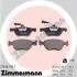 Тормозные колодки, дисковый тормоз.) ZIMMERMANN 216361901 (фото 1)