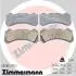 Колодки тормозные дисковые, к-кт ZIMMERMANN 225851751 (фото 1)