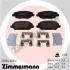 Гальмiвнi колодки дисковi ZIMMERMANN 228042002 (фото 1)