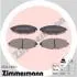 Колодки тормозные дисковые, к-кт ZIMMERMANN 232411601 (фото 1)