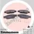 Колодки тормозные дисковые ZIMMERMANN 23423.180.2 (фото 1)