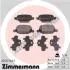Тормозные колодки, дисковый тормоз.) ZIMMERMANN 235171601 (фото 1)
