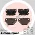 Тормозные колодки, дисковый тормоз.) ZIMMERMANN 235211401 (фото 1)