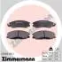Тормозные колодки дисковые ZIMMERMANN 235691701 (фото 1)