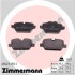 Тормозные колодки (задние) BMW 3 (E90/E92) 04-11/1 (E81/82/87) 03-13 (Lucas-Girling) ZIMMERMANN 23623.170.1 (фото 1)