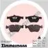 Тормозные колодки, дисковый тормоз.) ZIMMERMANN 237942009 (фото 1)
