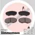 Колодки гальмівні (передні) Citroen Jumper/Fiat Ducato/Peugeot Boxer 94- R15 (з датчиком) (Brembo) ZIMMERMANN 23917.195.1 (фото 1)