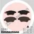 Тормозные колодки, дисковый тормоз.) ZIMMERMANN 239821801 (фото 1)
