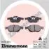 Тормозные колодки, дисковый тормоз.) ZIMMERMANN 239961851 (фото 1)