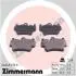 Тормозные колодки, дисковый тормоз.) ZIMMERMANN 240491709 (фото 1)