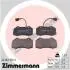 Тормозные колодки, дисковый тормоз.) ZIMMERMANN 241621502 (фото 1)