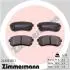 Колодки гальмівні (задні) Hyundai Accent/I20/I30/Kia Ceed/Rio/Sportage 1.2-3.3 05- (Mando) ZIMMERMANN 24320.155.1 (фото 1)
