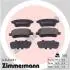Тормозные колодки, дисковый тормоз.) ZIMMERMANN 243481601 (фото 1)