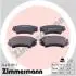 Колодки гальмівні (передні) Opel Astra J/Chevrolet Camaro/Malibu 12-/Insignia 08- (Mando) ZIMMERMANN 24412.190.1 (фото 1)