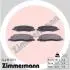 Тормозные колодки, дисковый тормоз.) ZIMMERMANN 244181701 (фото 1)