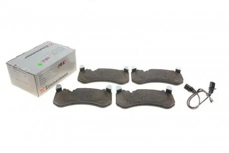 Колодки тормозные (передние) Audi A6 4.0/5.0 08-18/A7 4.0 13-18 (Brembo)(с датч./для авто без керам.) ZIMMERMANN 24455.970.2