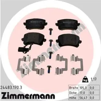 Автозапчасть ZIMMERMANN 244831703