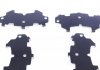 Тормозные колодки (передние) Kia Sportage/Carens III/Optima 04- (Mando) ZIMMERMANN 24501.170.1 (фото 2)