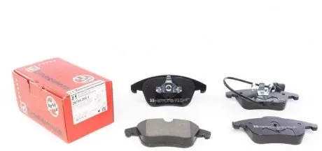 Колодки тормозные (передние) Audi A4/A5 07-(Ate-Teves) (с датчиком) ZIMMERMANN 24705.200.1