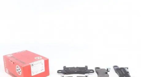 Колодки гальмівні (задні) Porsche Cayenne 10- (187.4x64x17) (Brembo) ZIMMERMANN 24721.175.1