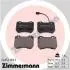 Колодки тормозные дисковые ZIMMERMANN 24852.160.2 (фото 1)