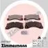 Колодки тормозные дисковые ZIMMERMANN 25007.968.1 (фото 1)